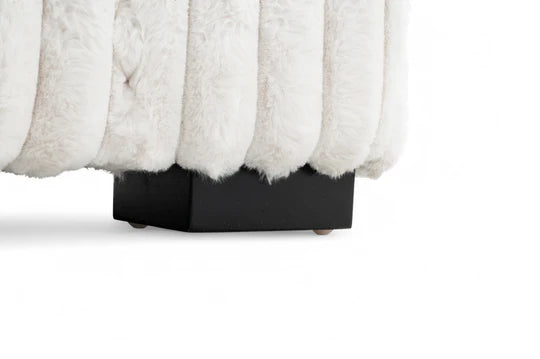 Beige Jumbo Cord 3 Seater Sofa DIMORA