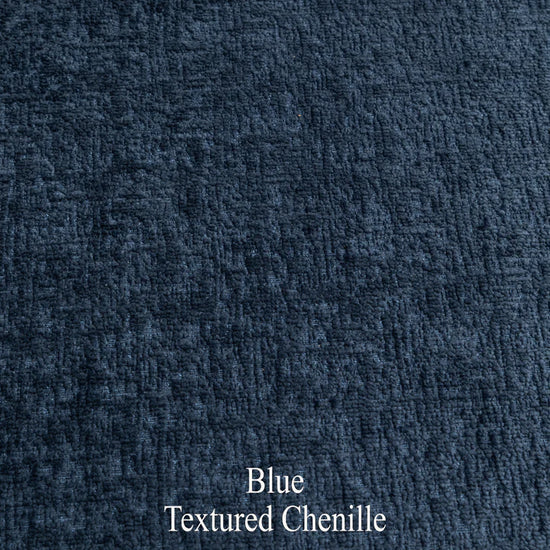 Textured Chenille Blue Corner Sofa 2C2 QUARTIERE