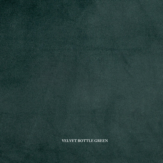 Velvet Bottle Green Right Hand Facing Corner Sofa ELEGANZA