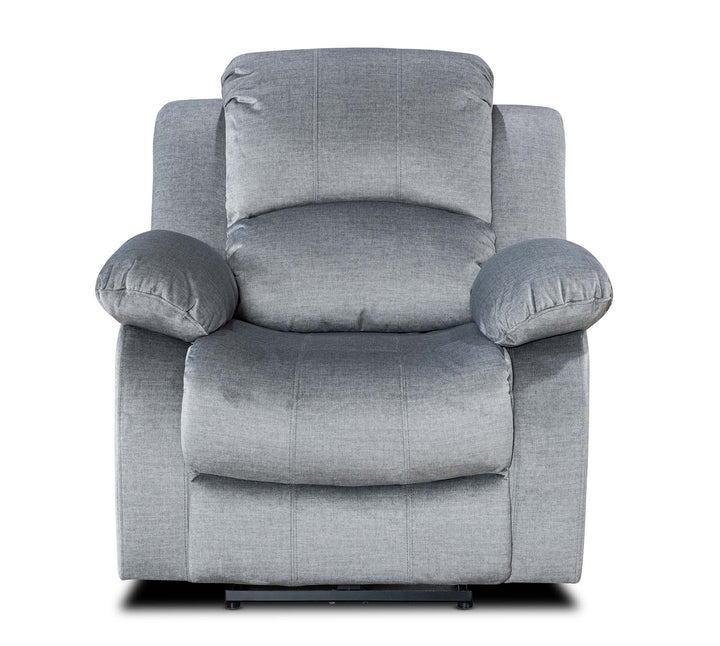 Chenille Fabric Grey Electric Recliner Chair SETTEE