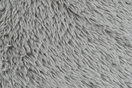 Faux Fur Grey 1 Seater Sofa CARAMELLO GOMMOSA