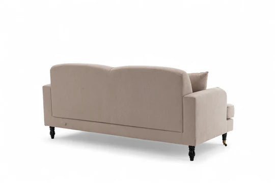 Fabric Beige 3 Seater Sofa STILE