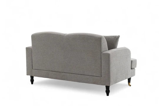 Fabric Light Grey 2 Seater Sofa STILE