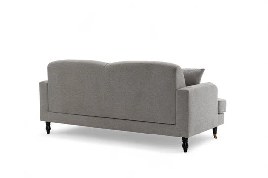 Fabric Light Grey 3 Seater Sofa STILE
