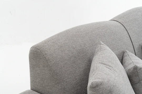 Fabric Light Grey 2 Seater Sofa STILE