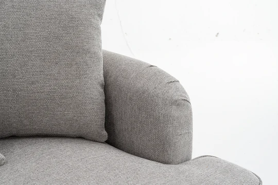 Fabric Light Grey 2 Seater Sofa STILE