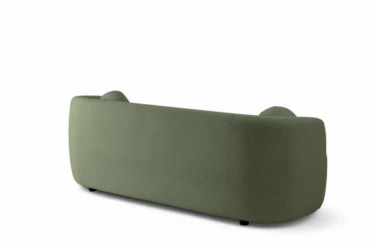 Teddy Boucle Fabric Sage Green 3 + 2 Seater Sofa Set PATRIMONIO