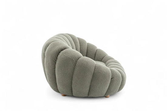Teddy Boucle Fabric Sage Green 2 Seater Sofa MIRIEILLE