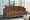 Textured Chenille Burnt Orange 3 Seater Sofa  ELEGANCE
