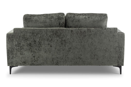 Textured Chenille Green 2 Seater Sofa QUARTIERE