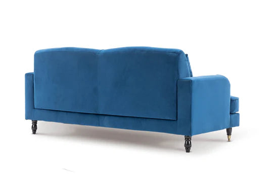 Velvet Blue 3 Seater Sofa STILE