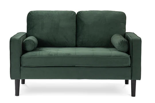 Velvet Bottle Green 3 + 2 Seater Sofa Set ACCESSO