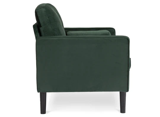 Velvet Bottle Green 3 + 2 Seater Sofa Set ACCESSO