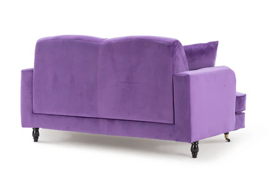 Velvet Purple 3 + 2 Seater Sofa Set STILE