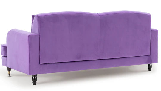 Velvet Purple 3 + 2 Seater Sofa Set STILE