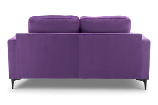 Velvet Purple 2 Seater Sofa QUARTIERE