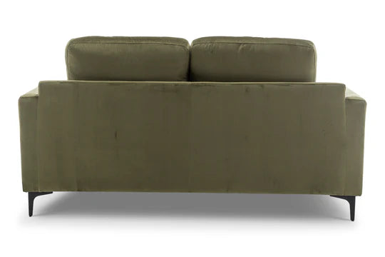 Velvet Sage Green 2 Seater Sofa QUARTIERE