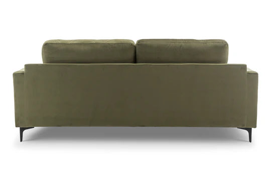 Velvet Sage Green 3 Seater Sofa QUARTIERE