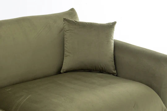 Velvet Sage Green 3 Seater Sofa ARTE