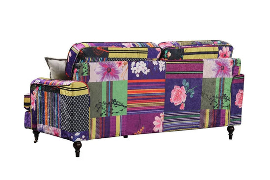 Patchwork Fabric 3 Seater Bella Sofa ASBURY