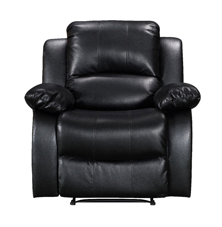 Faux Leather Brown 3 + 2 + 1 Seater Manual Recliner Sofa Set SETTEE