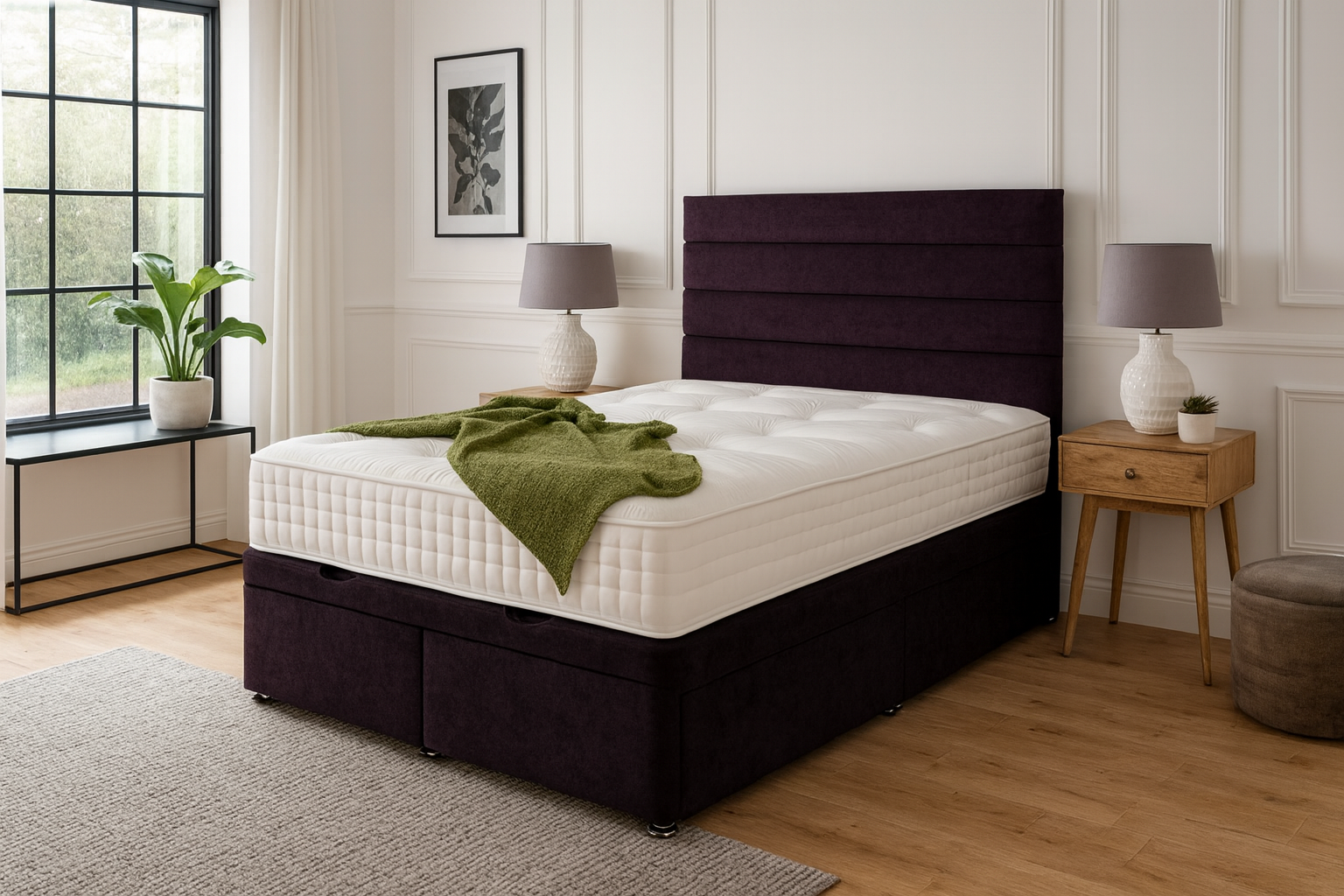 naples bed purple
