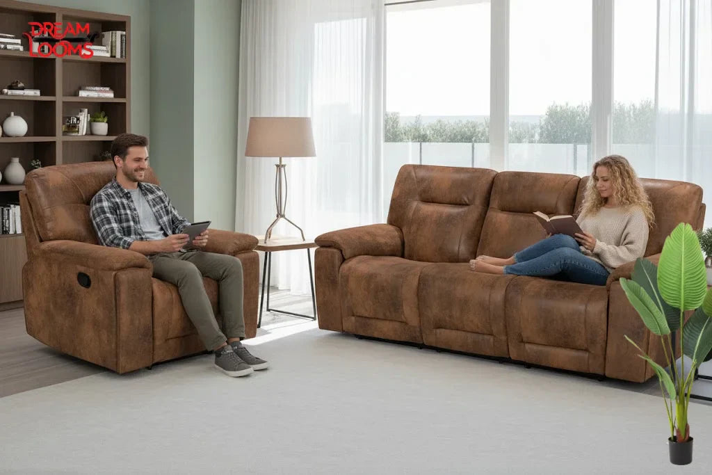 Why a Faux Leather Suede Recliner Sofa Is the Perfect Blend