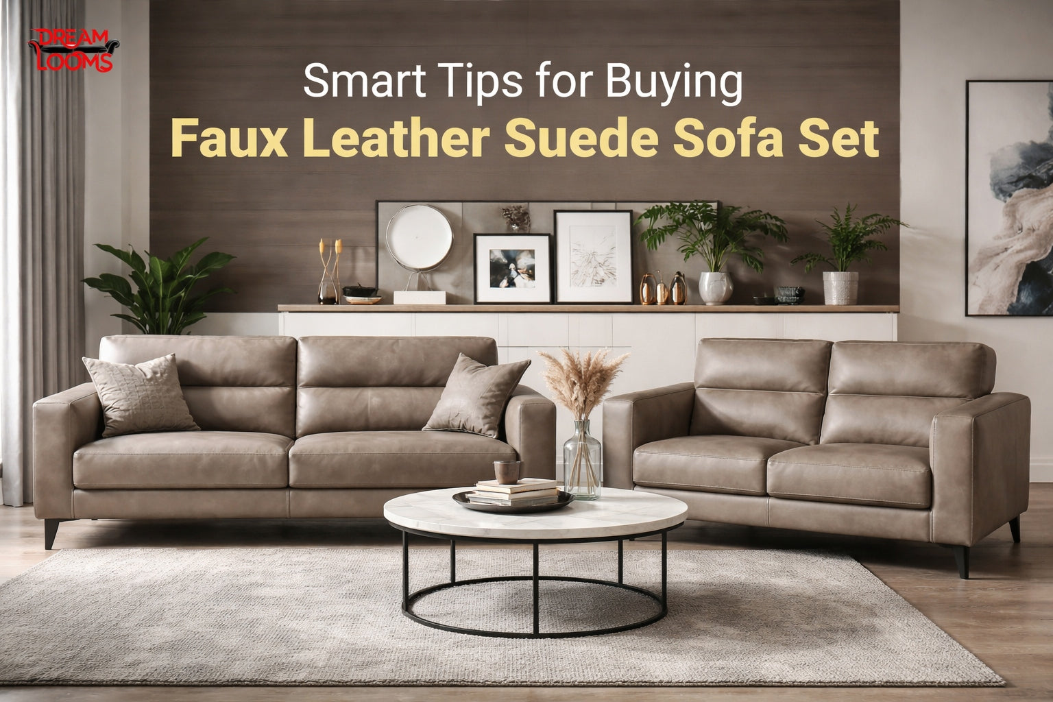 Smart Tips for Buying Faux Leather Suede Sofa Set