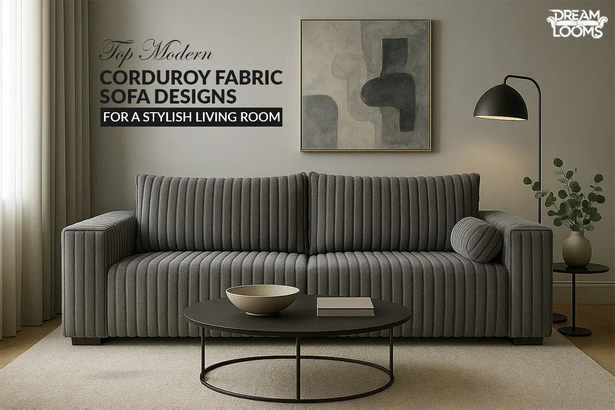 top modern corduroy fabric sofa design