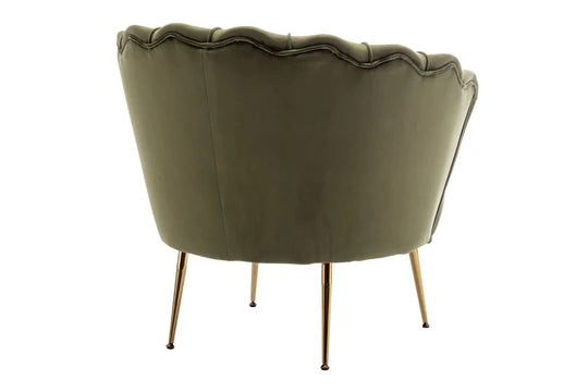 Velvet Sage Green 2 + 1 Seat Accent Loveseat Sofa Set MARGHERITA