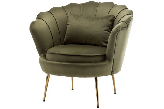 Velvet Sage Green 2 + 1 Seat Accent Loveseat Sofa Set MARGHERITA