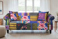 Fabric Patchwork 3 Seater Sofa AVICI GRIDA