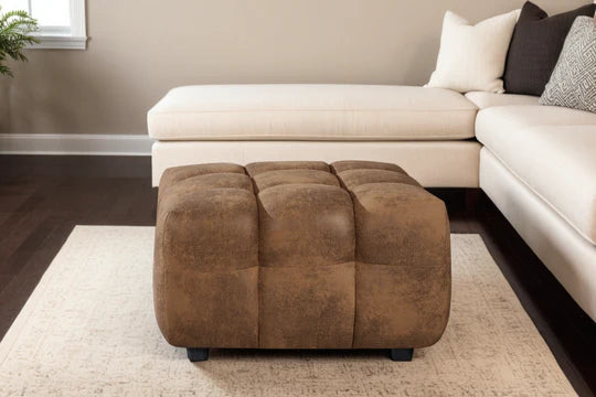 Faux Leather Suede Brown POGGIAPIEDI