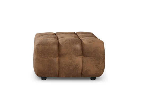 Faux Leather Suede Brown POGGIAPIEDI