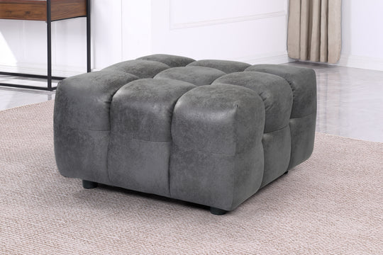 Faux Leather Suede Grey POGGIAPIEDI