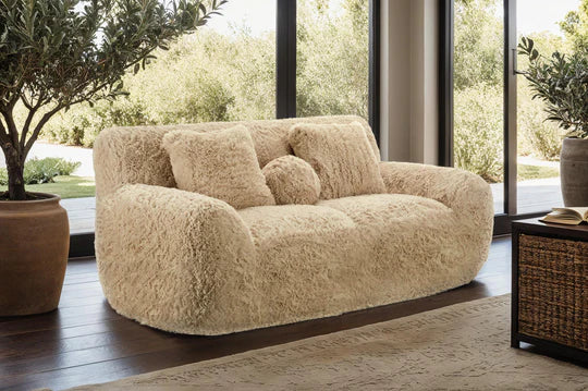 Faux Fur 2 Seater Sofa EREDITÀ