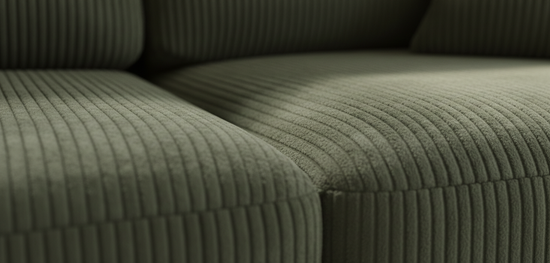 Green  Olive Chenille Fabric 2 Seater Sofa VINCI Sofa