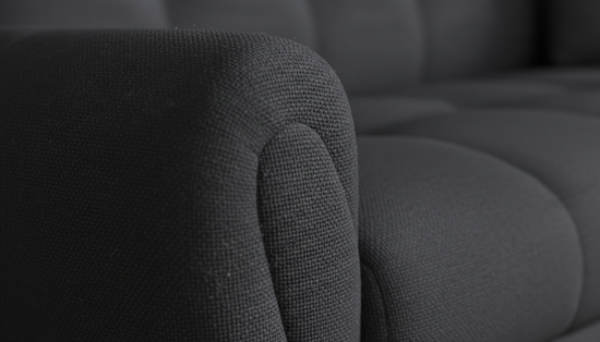 Dark Grey Polyester Fabric Kaya Click Clack Sofabed