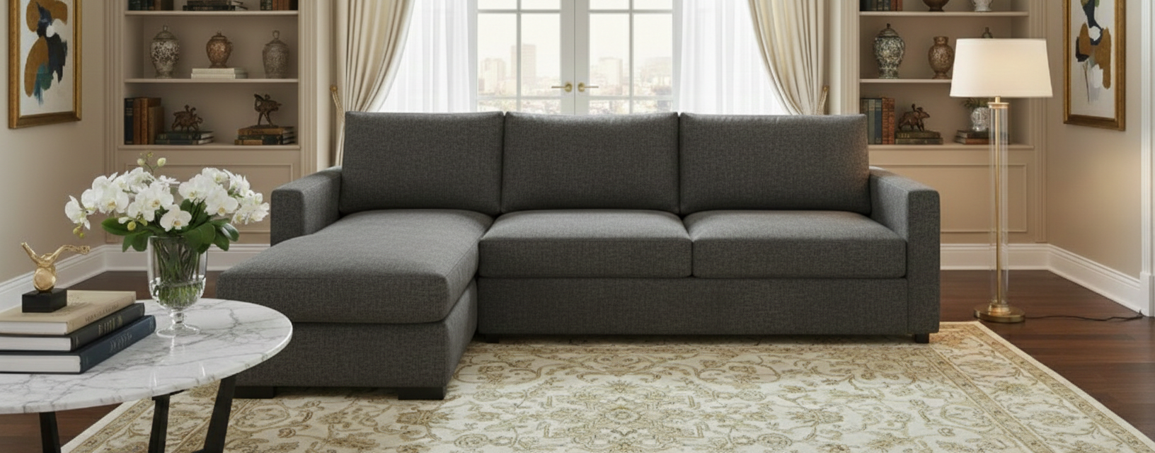 Grey Tokyo Corner Sofabed