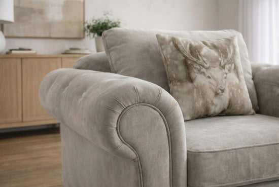 Grey Armchair Baron Sofa