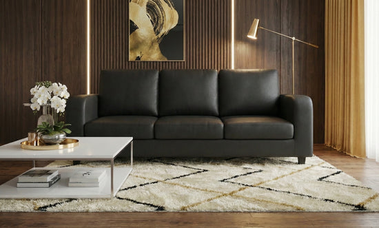 Black  3+2+1 seater  mix Polyester Fbric  sofa set Box