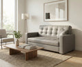Grey faux leather  2  Seater Viva Sofabed