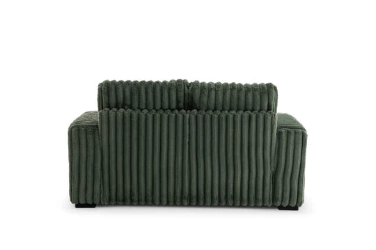 Green Jumbo Cord 2 Seater Sofa PORTO