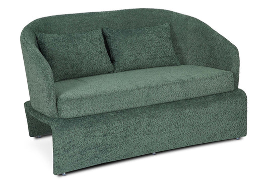 Teddy Boucle Fabric Sage Green 2 Seater Accent Sofa JACQUELINE
