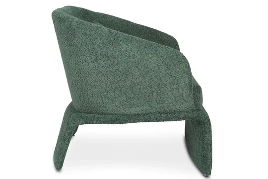 Teddy Boucle Fabric Sage Green 2 Seater Accent Sofa JACQUELINE