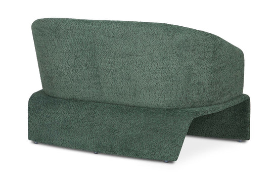 Teddy Boucle Fabric Sage Green 2 Seater Accent Sofa JACQUELINE