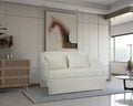 Teddy Boucle Fabric Cream 2 Seater Accent Sofa JACQUELINE