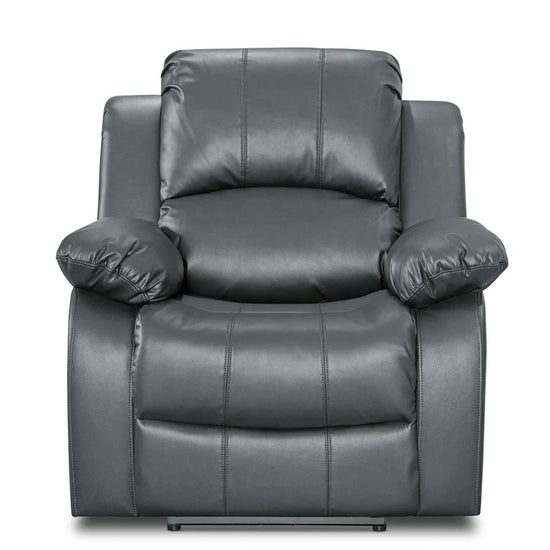 Faux Leather Grey Electric Recliner Chair SETTEE