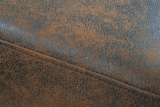 Faux Leather Suede Brown 2C2 Chesterfield Corner Sofa With Wooden Feet MODERNO