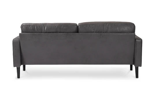 Faux Leather Suede Grey 3 Seater Sofa ACCESSO